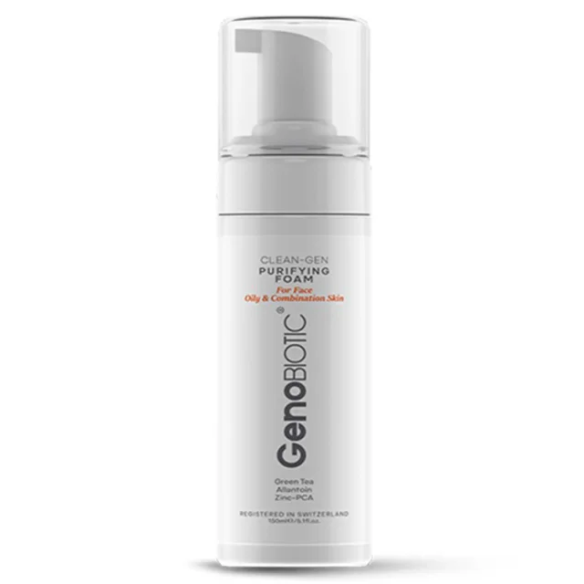 فوم شستشوی صورت پوست های چرب و مختلط ژنوبایوتیک