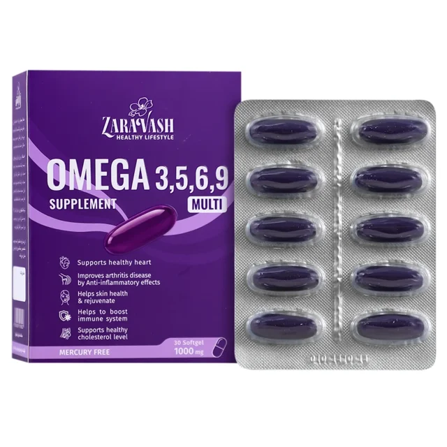سافت ژل امگا 3،5،6،9 زراوش