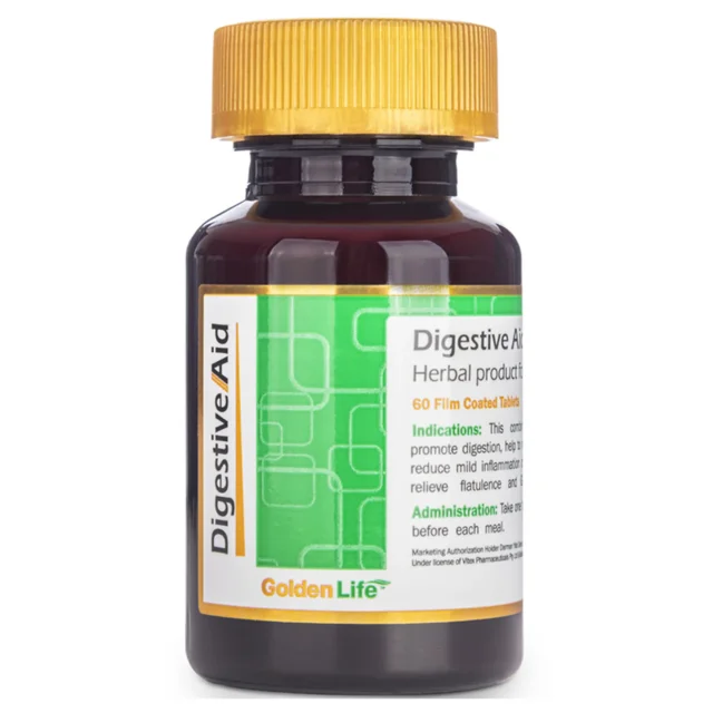 قرص دایجستیو اید گلدن لایف(60عددی)