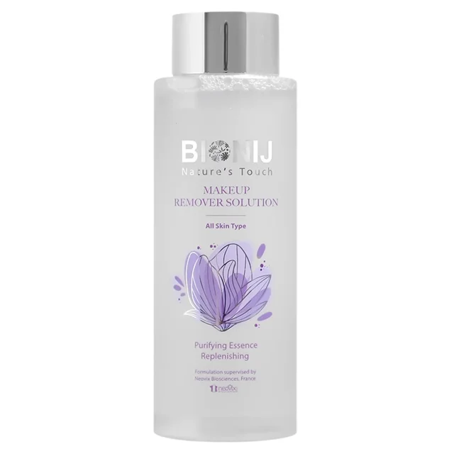 محلول پاک کننده آرایش انواع پوست بیونیج