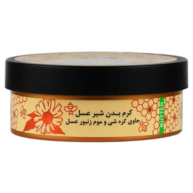 کرم بدن  شیر عسل دیپ سنس (حاوی کره شی و موم زنبور عسل )
