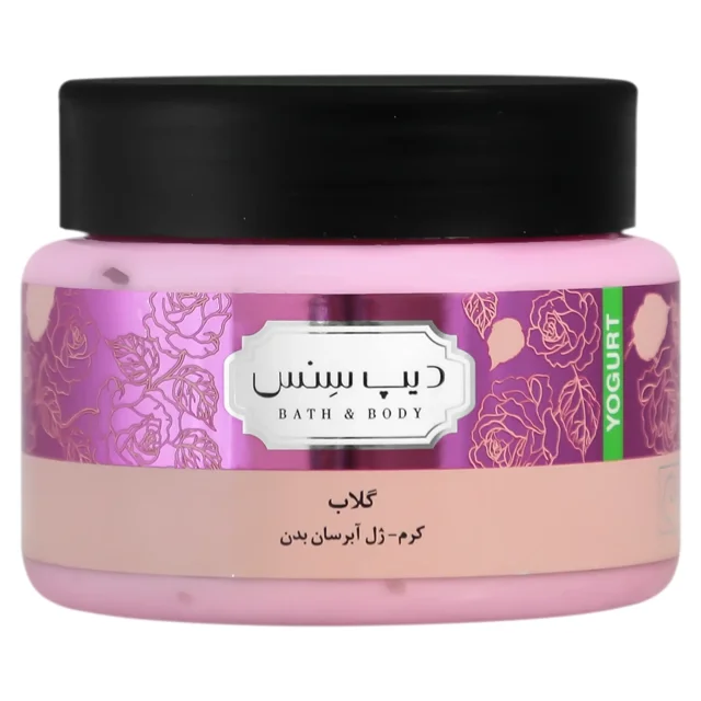 کرم ژل آبرسان بدن دیپ سنس (حاوی گلاب)