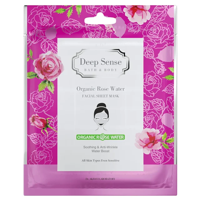 ماسک صورت نقابی پوست حساس دیپ سنس (حاوی گلاب)