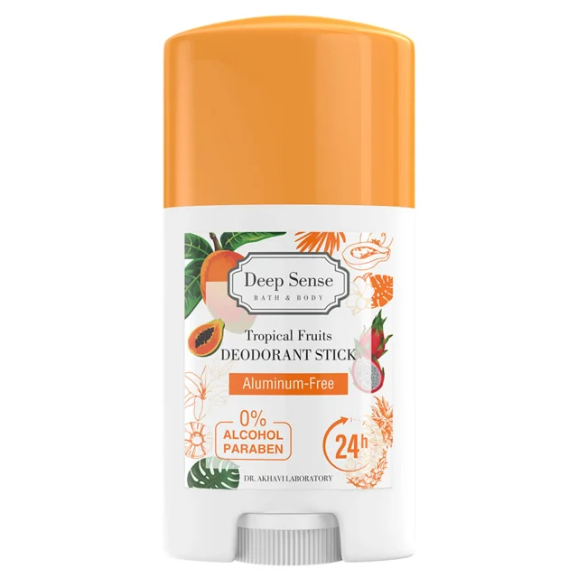 دئودورانت خوشبو کننده بدن تروپیکال دیپ سنس (فاقد آلومینیوم)