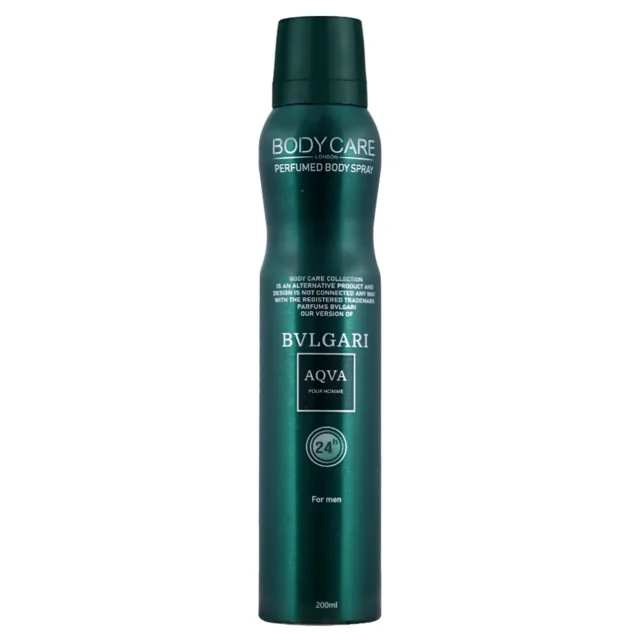 اسپری بدن مردانه بادی کر (مدل Aqva Bvlgari)
