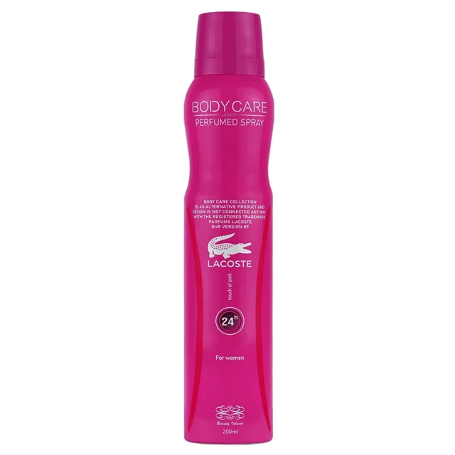 اسپری بدن زنانه بادی کر (مدل Lacoste)