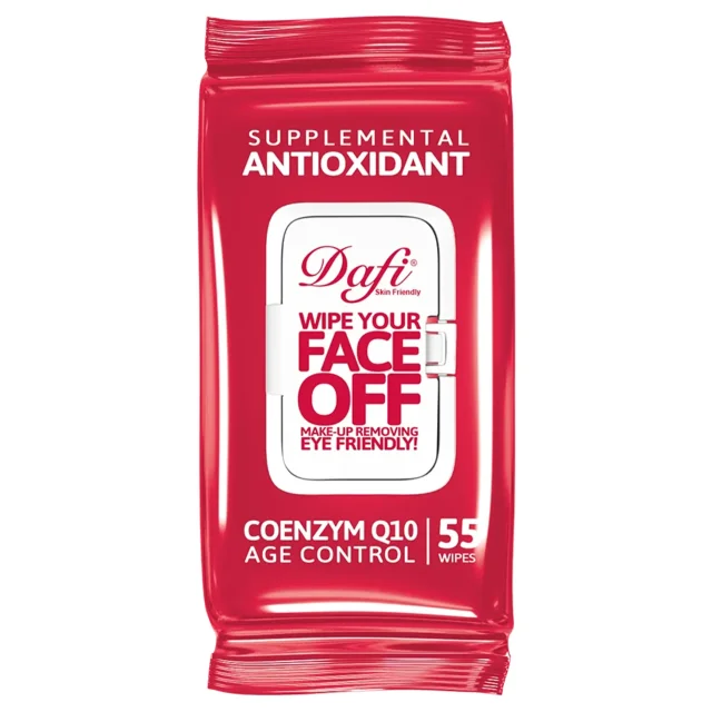 دستمال مرطوب پاک‌کننده آرایش چشم و صورت ضد چروک دافی (Antioxidants)