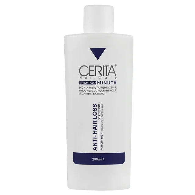 شامپو تقویتی ضد ریزش موهای خشک مینوتا سریتا