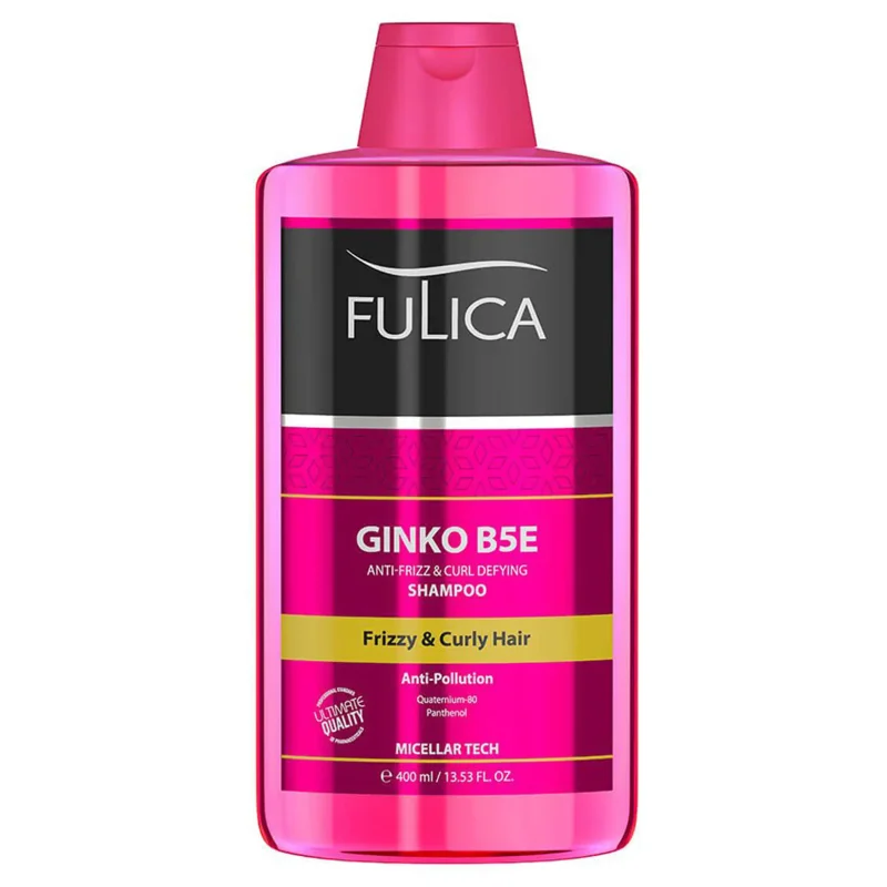 شامپو موهای شکننده و مجعد فاقد سولفات فولیکا  (حاوی جینکگو بایلوبا)