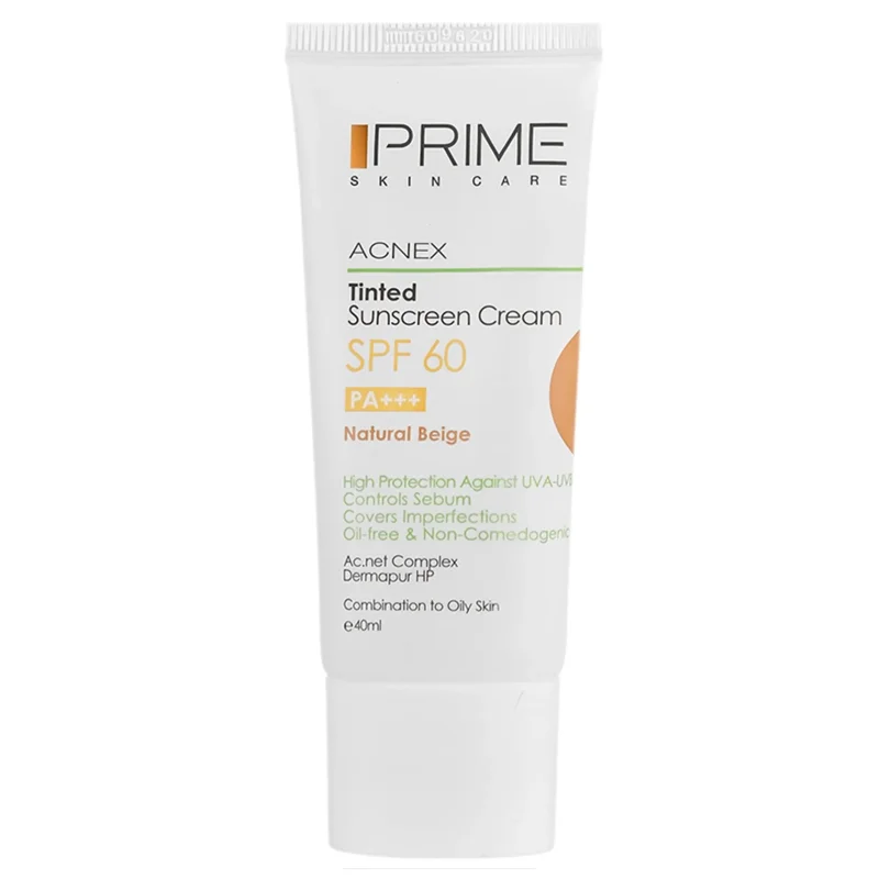کرم ضدآفتاب پوست چرب پریم (SPF60)
