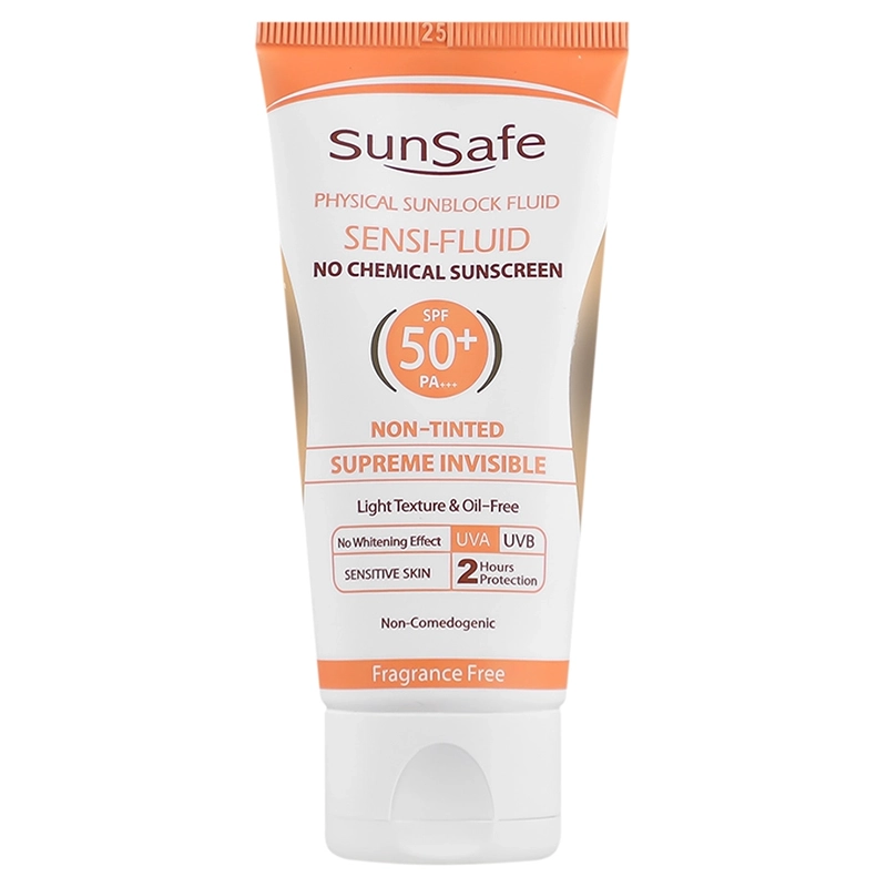 فلوئید ضدآفتاب فیزیکال سان سیف (SPF50)