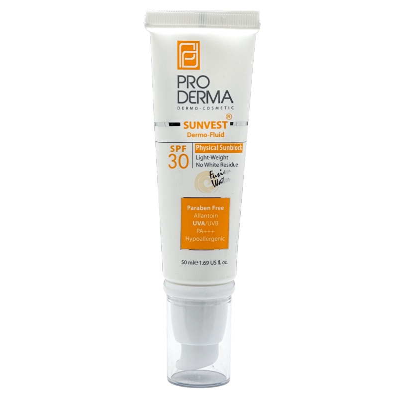فلوئیدضدآفتاب پوست معمولی و حساس پرودرما (SPF30)