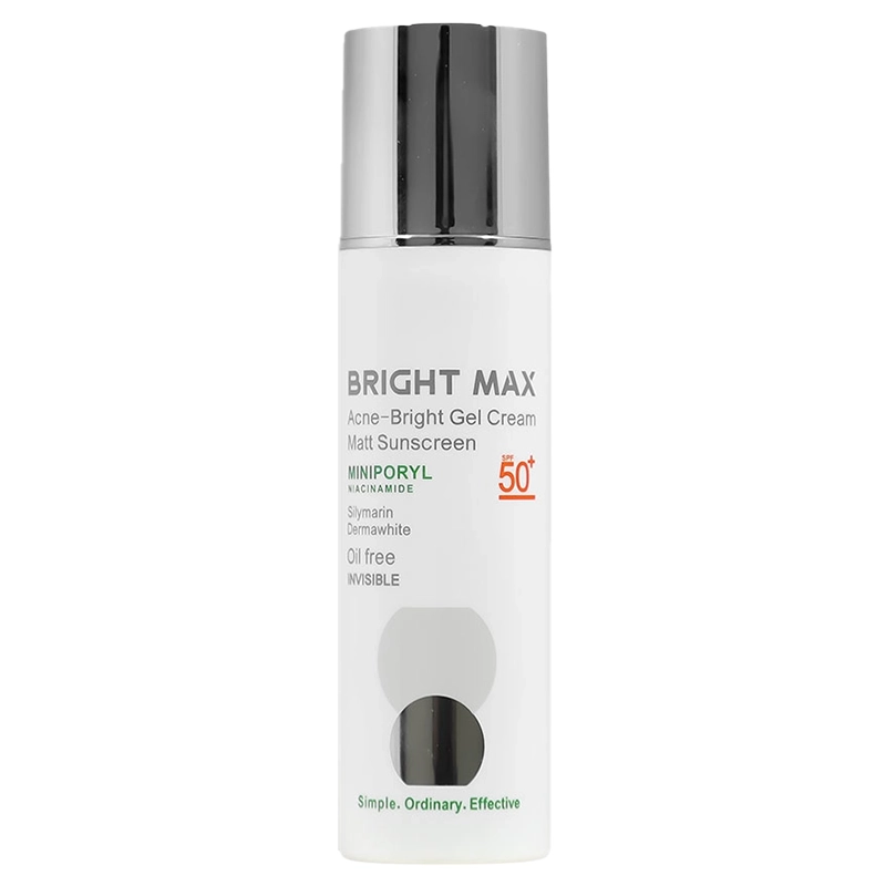 ژل کرم ضدآفتاب مات آکنه-برایت برایت مکس (Spf 50)