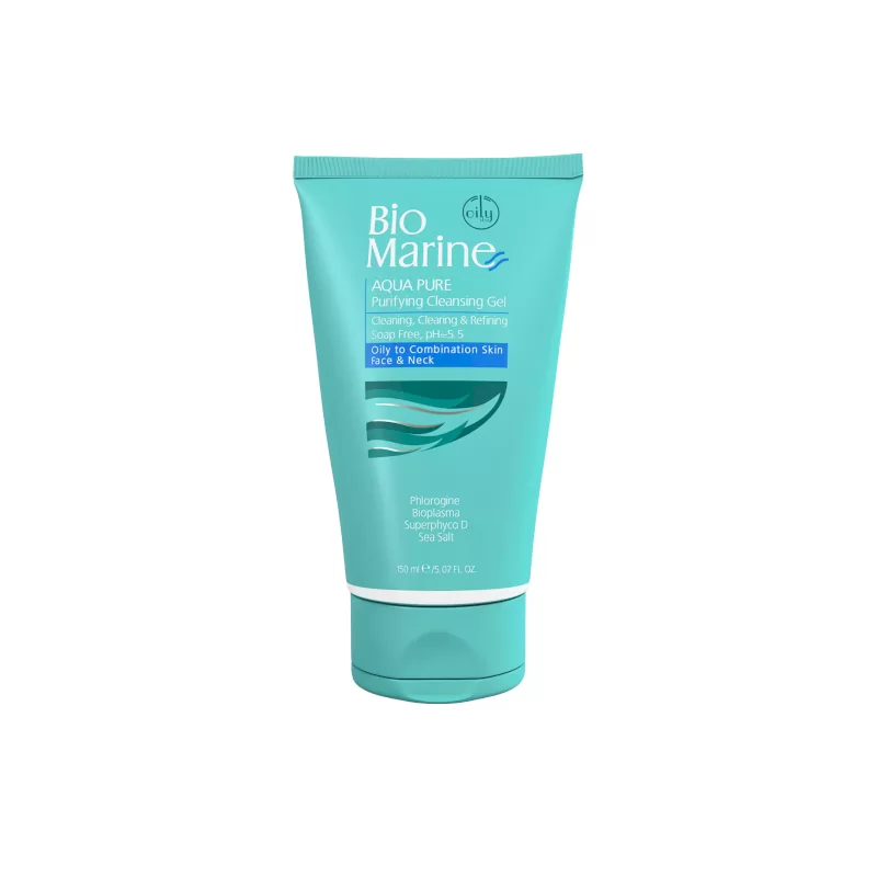 ژل شستشوی صورت پوست چرب و مختلط بایو مارین