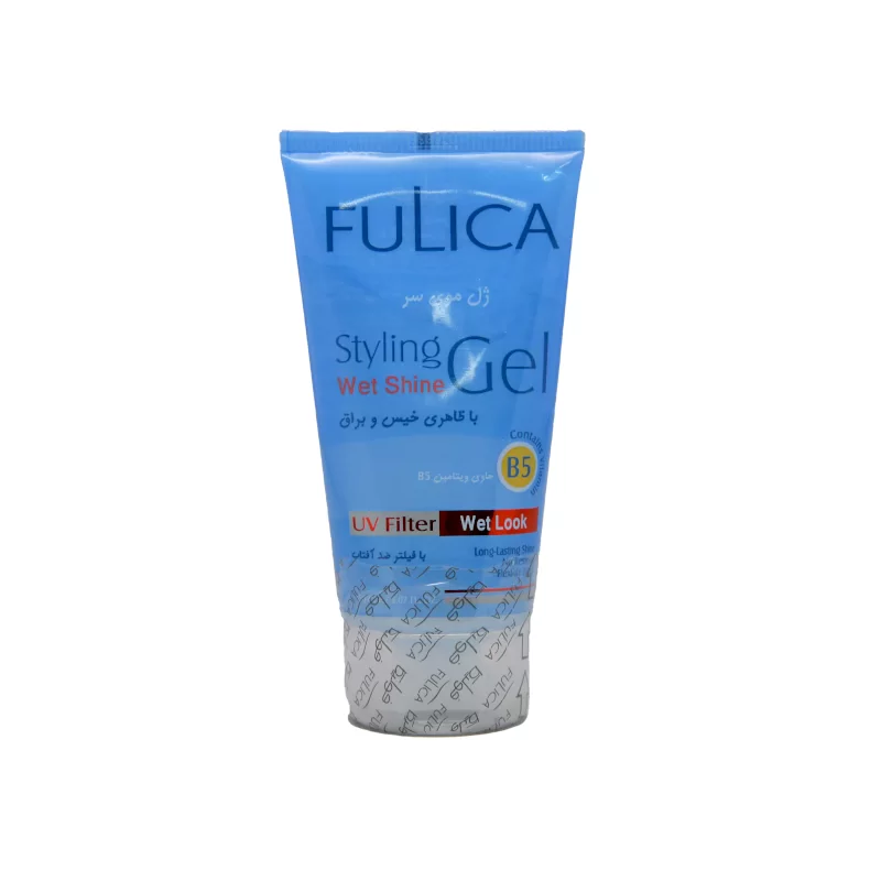 ژل موی سر فولیکا (با ظاهری خیس و براق)