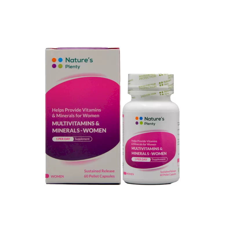 کپسول مولتی ویتامین و مینرال بانوان نیچرز پلنتی