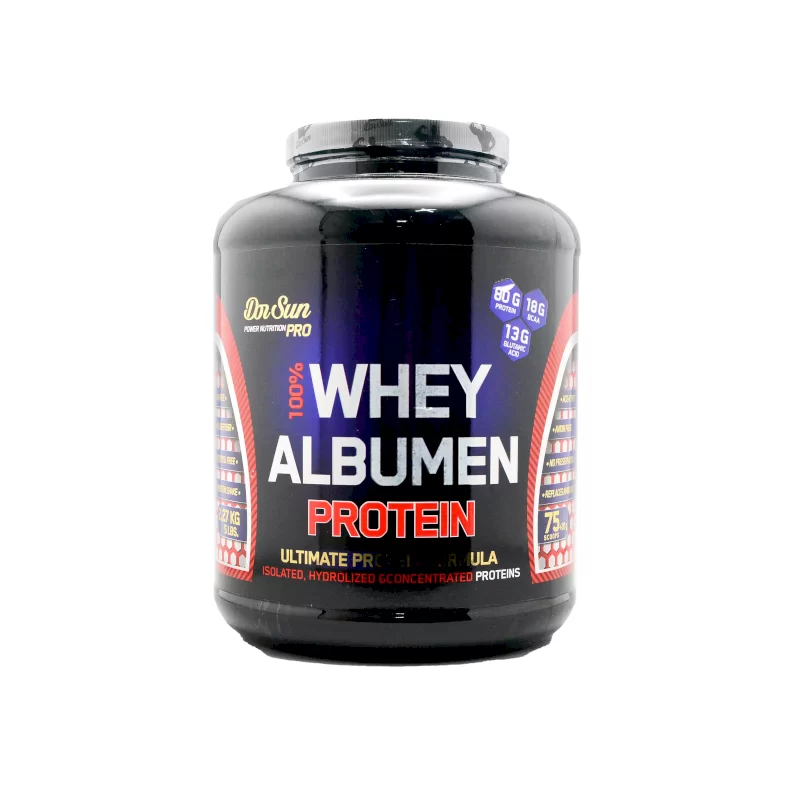 پودر وی آلبومین پروتئین دکتر سان