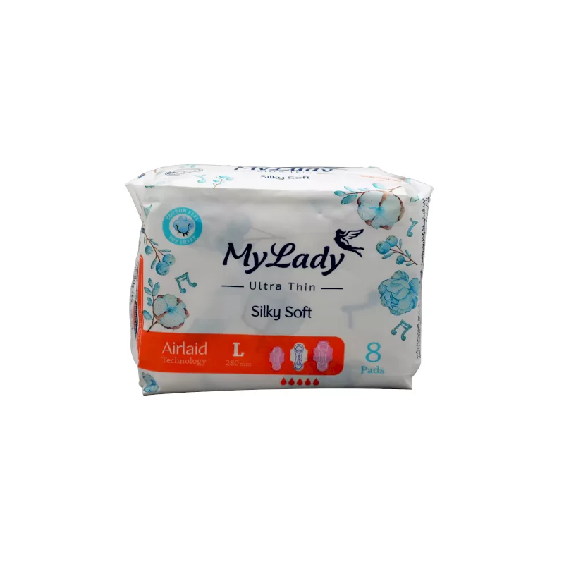 نوار بهداشتی فوقالعاده نرم خیلی نازک و بزرگ مایلیدی (۸عددی)