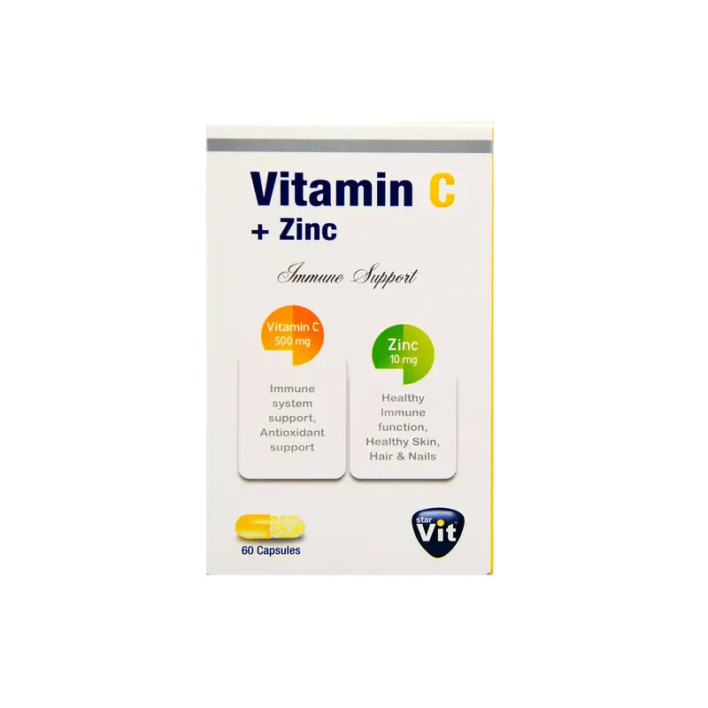 کپسول ویتامین ث پلاس زینک استار ویت