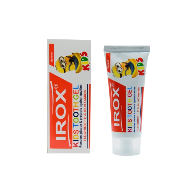 خمیر دندان ژله ای کودک ایروکس (با طعم موز)