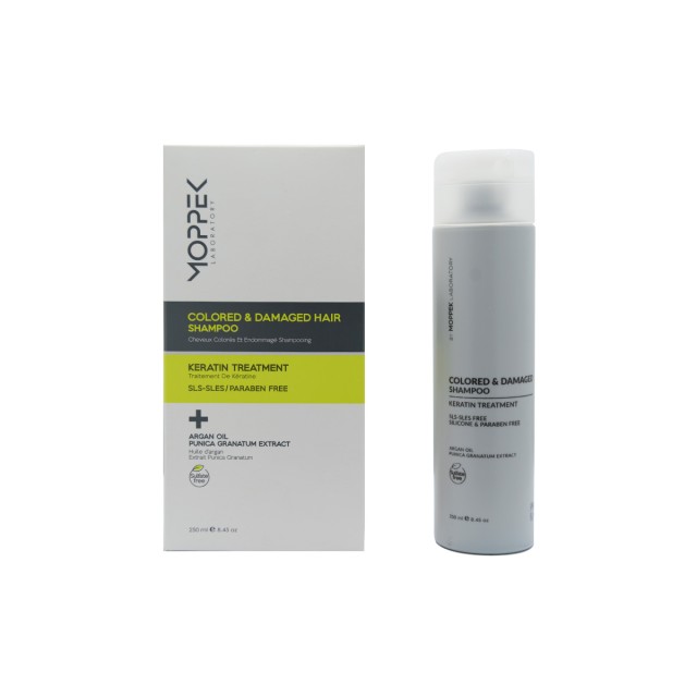 شامپو کراتینه موی رنگ شده و آسیب دیده موپک