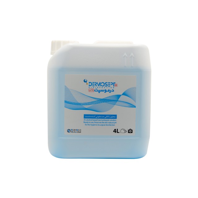محلول ضدعفوني پمپي 4 لیتری درموسپت