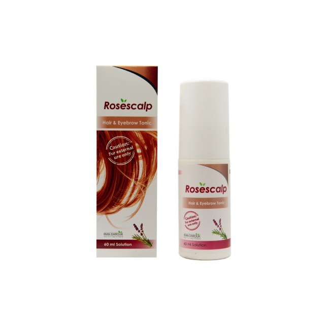 محلول جلوگیری از ریزش مو و ابرو رز اسکالپ ایران داروک