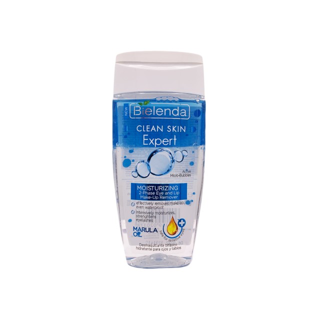 محلول پاک کننده دوفاز چشم حاوی روغن مارولابیلندا