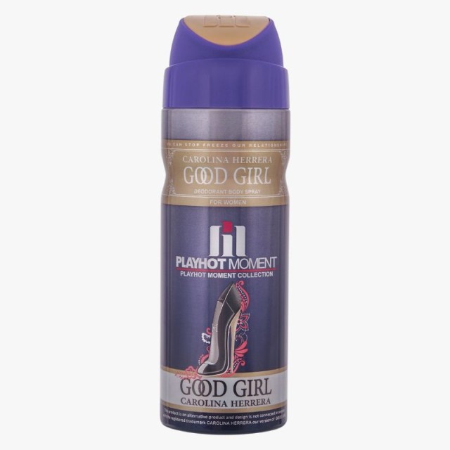 اسپری بدن زنانه پلی هات مومنت مدل Good Girl
