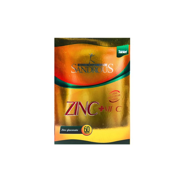 قرص زینک گلوکونات و ویتامین ث سندروس
