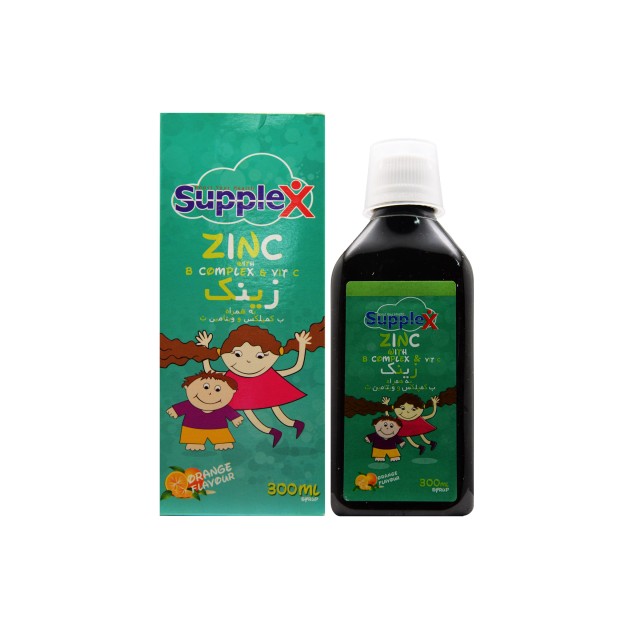 شربت زینک همراه ب کمپلکس و ویتامین سی ساپلکس