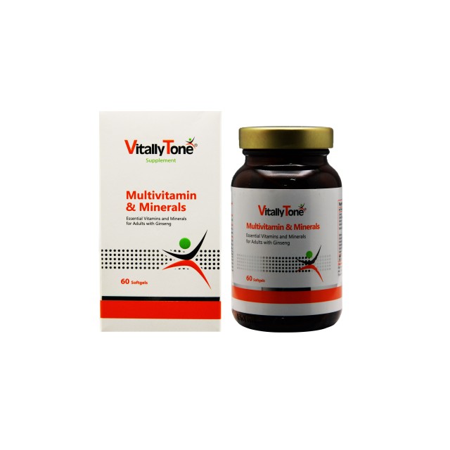 سافت ژل مولتی ویتامین و مواد معدنی ویتالی تون (60 عددی)