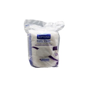 پد بیضی پاک‌کننده آرایش 40 عددی سپتونا (مدل soft touch)