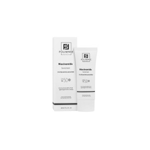 کرم ضدآفتاب پوست چرب حاوی نیاسینامید فولی سنس (SPF50)