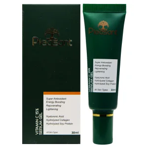 سرم ژل  روشن کننده صورت پلزنت (حاوی ویتامین C)