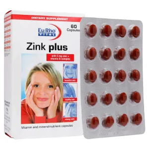 زینک پلاس یوروویتال(5میلی‌گرم)