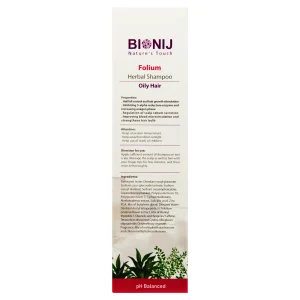 شامپو گیاهی تقویت کننده پیاز موی چرب بیونیج