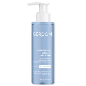 ژل شستشوی کرمی پوست خشک و حساس بردون (حاوی هیالورونیک اسید)