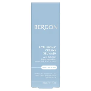 ژل شستشوی کرمی پوست خشک و حساس بردون (حاوی هیالورونیک اسید)