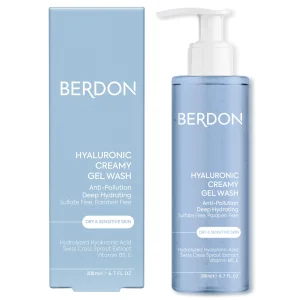 ژل شستشوی کرمی پوست خشک و حساس بردون (حاوی هیالورونیک اسید)