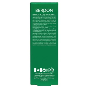 ژل شستشوی پوست چرب و آکنه ای بردون (حاوی سالیسیلیک 2%)