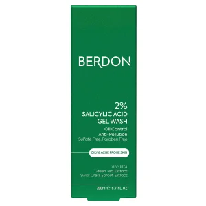 ژل شستشوی پوست چرب و آکنه ای بردون (حاوی سالیسیلیک 2%)