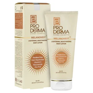 لوسیون روشن،مرطوب و نرم کننده بدن پرودرما