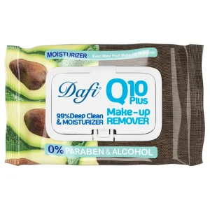 دستمال مرطوب پاک‌کننده آرایش دافی (حاوی Q10)