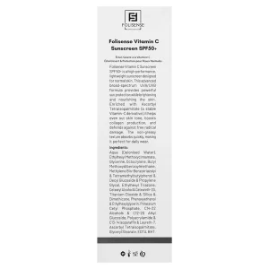 کرم ضد آفتاب حاوی ویتامین سی  پوست نرمال فولی سنس (SPF50)
