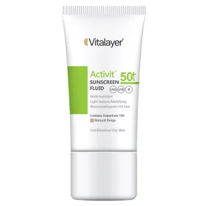 فلوئید ضدآفتاب پوست چرب ویتالیر (SPF50)