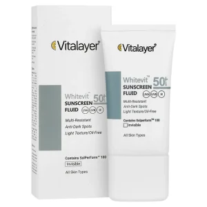 کرم ضدآفتاب و ضد لک ویتالیر (SPF50)
