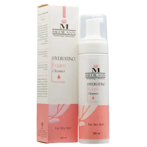 فوم شستشو و آبرسان پوست خشک و حساس مدیلن