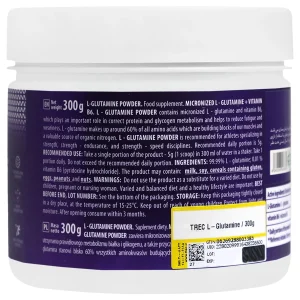 پودر ال گلوتامین لاین ترک نوتریشن (300گرم)