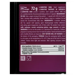 ال کارنتین 3000 لاین ترک نوتریشن (60عددی)
